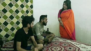 Malkin Tante Mesum Digilir Dua Pemuda Ganteng, Suara Erangnya Bikin Sange!