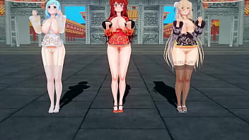 Perayaan Tahun Baru Imlek Dengan Vtuber Mmd Yang Menggoda
