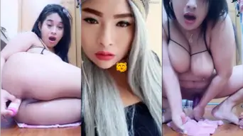 Tante Kesepian Mengocok Memek Basah Pakai Dildo Besar