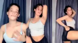 Vivie Bergoyang Hot Dengan Baju Putih Transparan Yang Menggoda