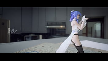 Gaun Cheongsam Azur Lane Saint Louis Yang Menggoda