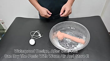 Uji Coba Dildo Dengan Remote Control Yang Bisa Ngecas, Getar Plus Panas, Buat Lihat Kualitas Pabrik China.