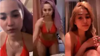 Gadis Abg Cybel Menggoda Dengan Bikini Merah Yang Menggairahkan