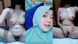 Ukhty Miss Bebel Berhijab Tapi Telanjang Dan Asyik Colmek
