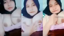 Gadis Berjilbab Tobrut Muizzah Bergoyang Menggoda