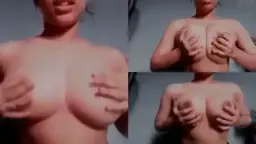 Goyang Payudara Irda Nelisa Naik Turun Menggoda