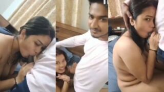 Cewek Kuliahan Umur 21 Tahun Ngasih Blowjob Desi Buat Pacarnya Sampe Ngeces