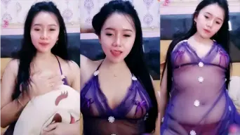 Mitha Pake Lingerie Ungu, Goyang Panas Bikin Makin Tegang.