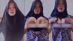 Ukhty Nabilah, Hijab Toge Diremas-remas, Toketnya Minta Dijilat.