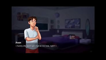 Sial, Ibu Tiri Diem Aja…bikin Aku Deg-degan Banget (18+) | Adegan Baru Panas | Summertime Saga