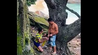 Sexo Ao Vivo Na Praia Do Abrico, Rio De Janeiro: Gozando Gostoso Na Areia Quente