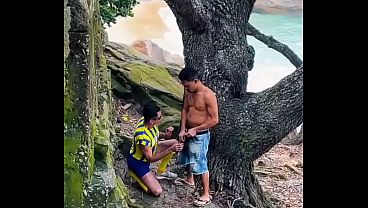 Sexo Ao Vivo Na Praia Do Abrico, Rio De Janeiro: Gozando Gostoso Na Areia Quente
