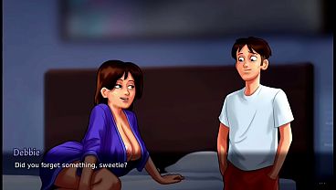 Ibu Tiri Nggak Ketinggalan Lihat Ekspresi Aku Saat Ereksi (18+)
