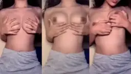 Cantik Banget, Remas-remas Toket Mulus Bikin Nagih.