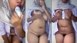 Hijab Seragam Colmek Rexona, Basah Kering Bau Nikmat.